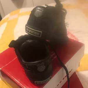 Size 3 wide infants K-Swiss Black new in box